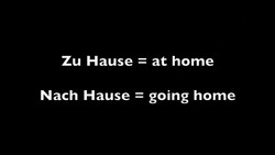 Zu Hause vs Nach Hause Song - Deutsch lernen Instructional Video