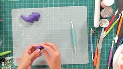 How to Make a Fondant Dinosaur Instructional Video