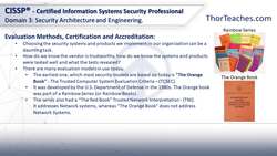CISSP® Certification Domain 3: Security Architecture and Engineering Video Boot Camp for 2022 - Security evaluation models Instructional Video