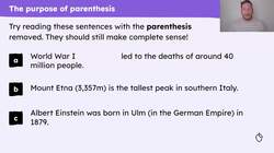 Parenthesis: brackets Instructional Video