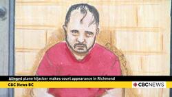 Alleged plane hijacker makes first court appearance in Richmond News Clip