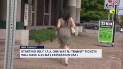 NJ Transit announces one-way tickets will expire after 30 days starting in July News Clip