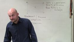 Writing a proof to prove a parallelogram is a rectangle Instructional Video