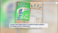 Dr. Seuss book returned to Smithtown Library 54 years following due date News Clip