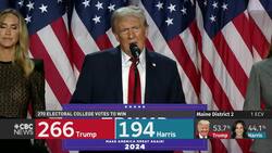 Donald Trump thanks campaign allies in his election night speech Instructional Video