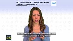Fact-check: The EU will not 'confiscate' Europeans' savings to spend on defence News Clip