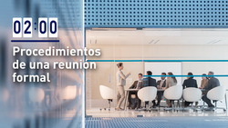 Procedimientos de una reunión formal Instructional Video