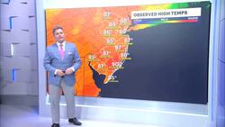 Scattered thunderstorms expected Thursday morning News Clip