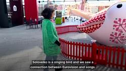 Ukrainian songbird installations travel to Liverpool for Eurovision Song Contest News Clip
