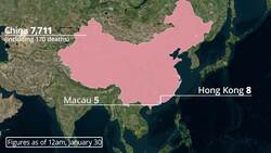 Coronavirus: The confirmed cases around the world News Clip