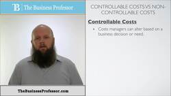 Controllable Costs - Accounting Instructional Video