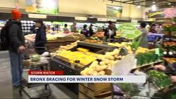 Bronx residents brace for winter snowstorm News Clip