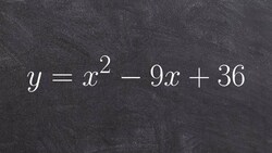 Factoring and Solving quadratics as trinomials Instructional Video