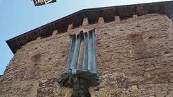 The church of Saint Spirito is a church in Bergamo, Northern Italy, one of the beautiful city in Italy. Lombardia Stock Footage