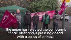 Thousands of teachers, lecturers and Royal Mail workers on strike News Clip