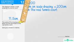 GCSE Secondary Maths Age 13-17 - Geometry & Measures: Maps and Scale Drawings - Explained Instructional Video