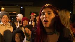 Colombians light the night with glow sticks record to highlight gender inequality News Clip