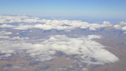 Flight above the clouds in 4k Stock Footage