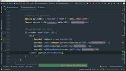 Comprehensive Android Developer Bootcamp - CRUD - Get All Contacts and Show Saved Contacts Instructional Video