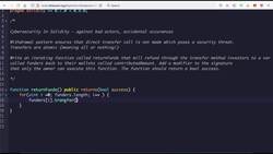 The Complete Solidity Course - Zero to Advanced for Blockchain and Smart Contracts - Solution - Pop Quiz â€“ Looping and Transactions in Solidity Instructional Video