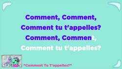 "Learn French" - Comment tu t'appelles?, What is your name? French Song for Kids Instructional Video