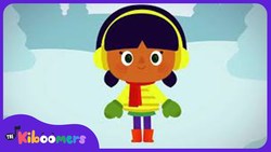 Mitten Colors Song | Winter Song for Kids | The Kiboomers | ESL | Nursery Rhymes | Kids Songs Instructional Video