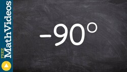 Learn the steps to converting a negative angle in degrees to radians Instructional Video
