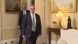 Keir Starmer welcomes German Chancellor Friedrich Merz to 10 Downing Street News Clip