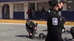 CLEAN : Mexico deploys policewomen to prevent feminist marches from turning violent News Clip