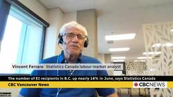 Number of EI recipients in B.C. up nearly 14% in June, says Statistics Canada News Clip
