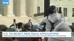 Trump Administration Will Reject New DACA Applications News Clip