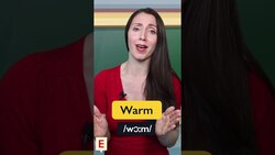 How to pronounce 'warm' #shorts Instructional Video