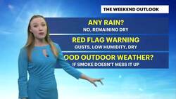 Sunny and gusty Saturday for the Bronx; Red Flag Warning in effect for most of the day News Clip