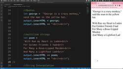 String Templates Instructional Video