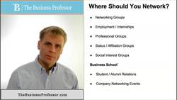 Where Should You Network Instructional Video