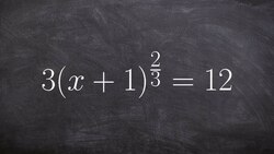 How to solve a radical equation by using rational powers using absolute value Instructional Video