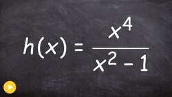 Algebraically Determine If the Rational Function is Even or Odd Instructional Video