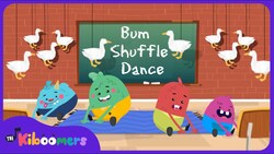 Bum Shuffle Dance - The Kiboomers Preschool Movement Songs for Circle Time Instructional Video