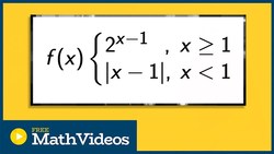 Graphing and evaluating piecewise functions Instructional Video