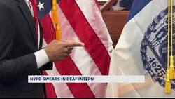 NYPD's latest intern helping build relationships with hard of hearing communities Instructional Video