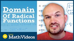 Domain of Radical Functions Instructional Video