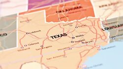 Texas from USA States Stock Footage