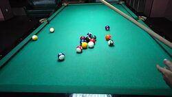 Game billiards.	Process of a game. Stock Footage