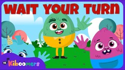 Wait Your Turn Tooty Ta Song - THE KIBOOMERS Preschool Songs for Circle Time Instructional Video