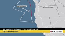 4.1-magnitude earthquake strikes near Sidney, B.C. News Clip