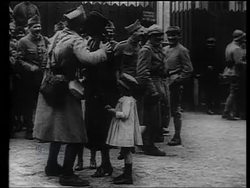 Life in France after the end of WWI. Stock Footage