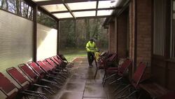 UK: Cross Keys Rugby Club Clean After Storm Dennis Flood News Clip