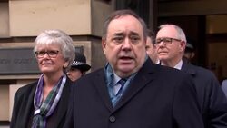 UK: Alex Salmond leaves court after being acquitted of sexual assault. News Clip