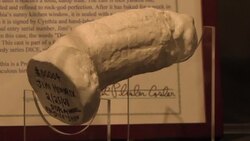 CLEAN : A cast of Jimi Hendrix's penis on display at phallological museum in Iceland News Clip
