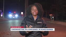 Officials: Wildfire near Lakewood Country Club now 75% contained News Clip